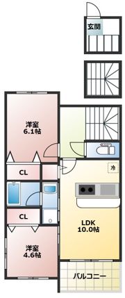 エスポワールの間取り画像