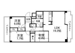 ルネ神戸北町Ⅱノースコート2番館の間取り画像