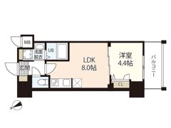 S－RESIDENCE鶴見町altanoの間取り画像
