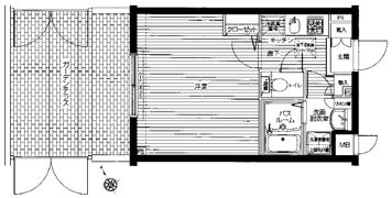 エルミタージュ豪徳寺の間取り画像