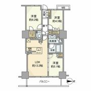 プライムパークス品川シーサイドザ・タワーの間取り画像