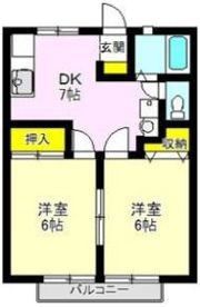 タウンハイツⅡの間取り画像