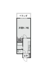 エスポワール古川の間取り画像