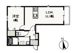 プレノアール Aの間取り画像