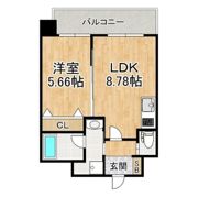 GROOVE西三国の間取り画像
