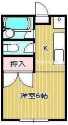 プレジールカタオカの間取り画像