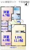 グリシーヌ フルールの間取り画像