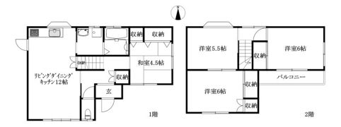 カインド古川北の間取り画像