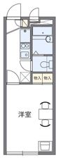 レオパレスリバーパークみのりの間取り画像