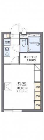 レオパレスBrosⅡの間取り画像