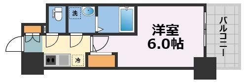 エスリード難波AGREAの間取り画像