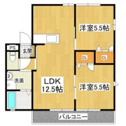 ディアコートC棟の間取り画像