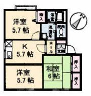 ルミナス矢賀 B棟の間取り画像