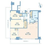 ピアース中目黒ウエストの間取り画像