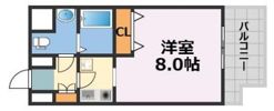 レグルス阿倍野の間取り画像