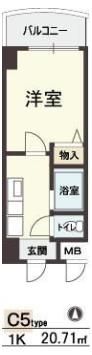 HOPE CITY天神橋の間取り画像