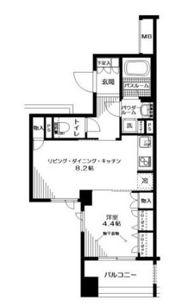 日神デュオステージ横須賀中央の間取り画像