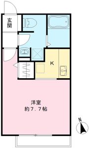 ボルベールアサヒの間取り画像