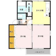 クレール花陵B棟の間取り画像