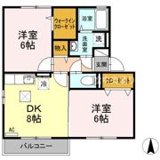 セジュール杉山 A棟の間取り画像