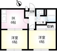 Melati新大津の間取り画像