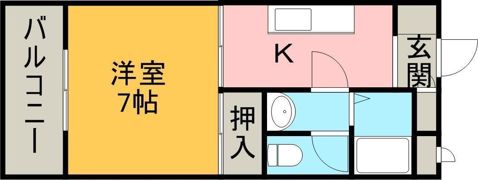 クレセントハイムの間取り画像