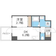 セレニテ新大阪グランデ ミリューの間取り画像