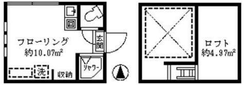 プライム落合の間取り画像