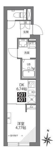 三ノ輪アパートメントの間取り画像