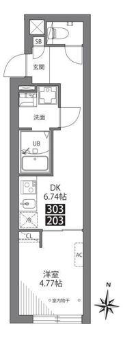 三ノ輪アパートメントの間取り画像