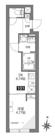 三ノ輪アパートメントの間取り画像