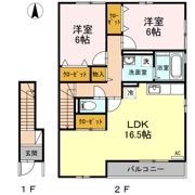 レセンテKaz C棟の間取り画像