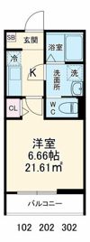GRADUS新河岸（グラドゥスシンガシ）の間取り画像