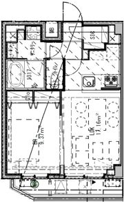 GENOVIA北千住の間取り画像