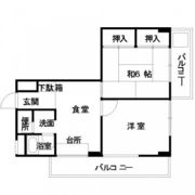 アップル比治山の間取り画像