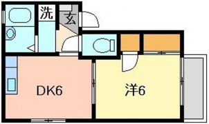サンヒルズ比治山の間取り画像
