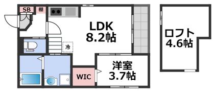 NYスタイルズ玉造の間取り画像