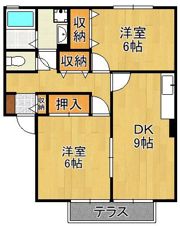 グランドゥール A棟の間取り画像