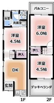 ガーデンテラス北条の間取り画像