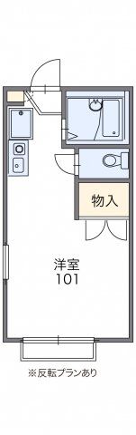 レオパレスリヴェール杉原の間取り画像