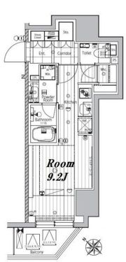メイクスデザイン芝公園の間取り画像