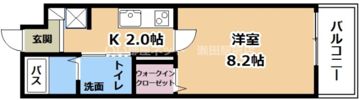 コージーコート膳所の間取り画像