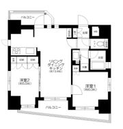 エターナル南千住グランTokyoの間取り画像