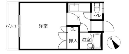 コーポマゼンダの間取り画像