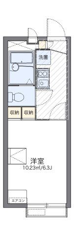 レオパレス若葉の間取り画像