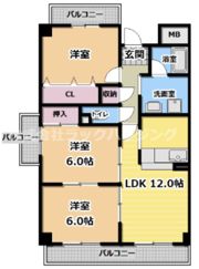 フレグランス鶴見の間取り画像