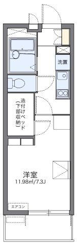 レオパレスエーデル菱屋西の間取り画像