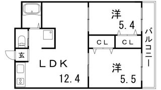 シルフィードドゥ永沢の間取り画像