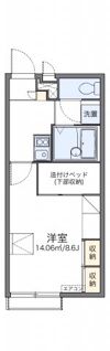 レオパレスM＆Eの間取り画像