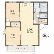ガーデンハイツ A棟の間取り画像